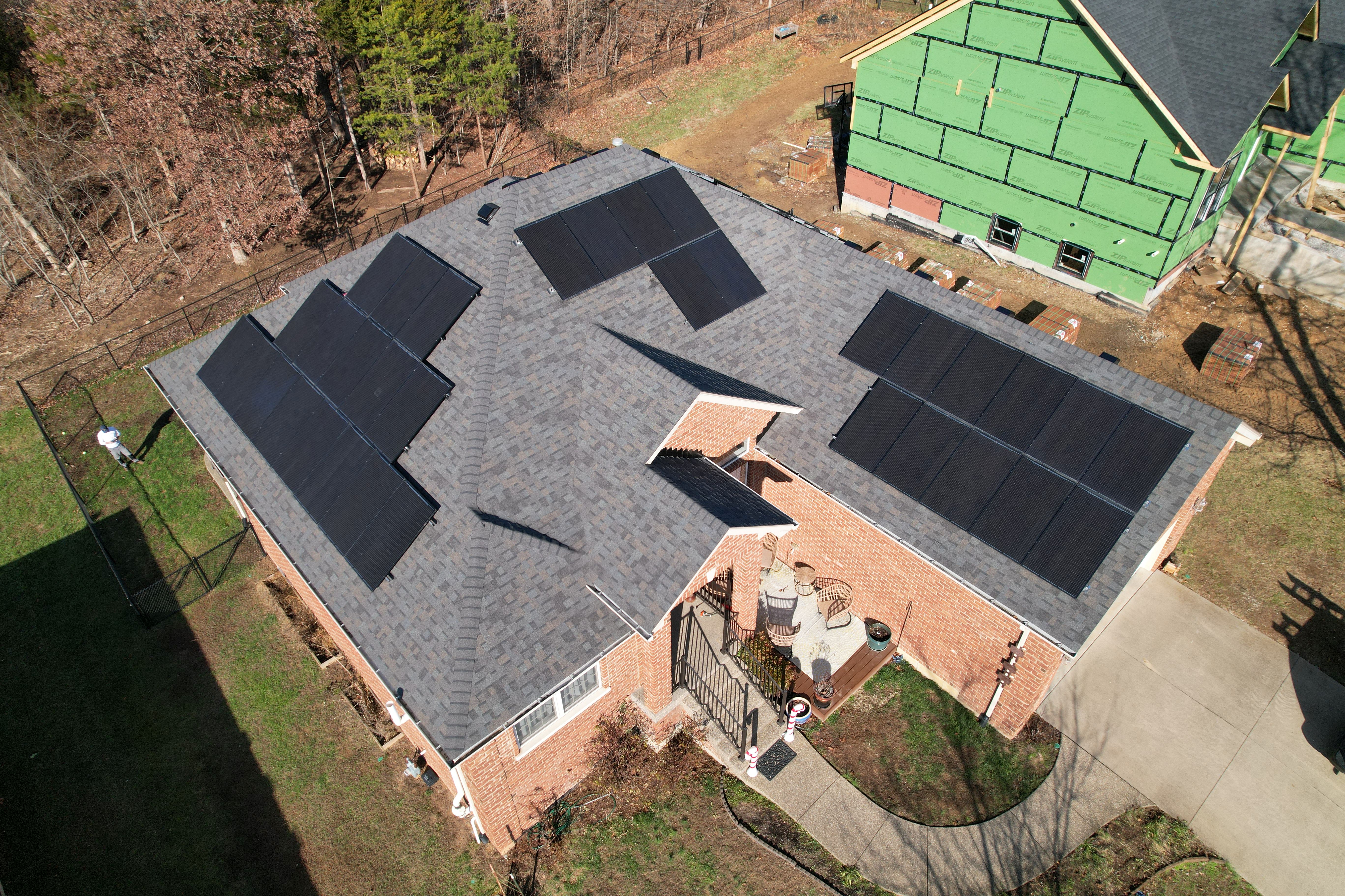 Residential solar installation